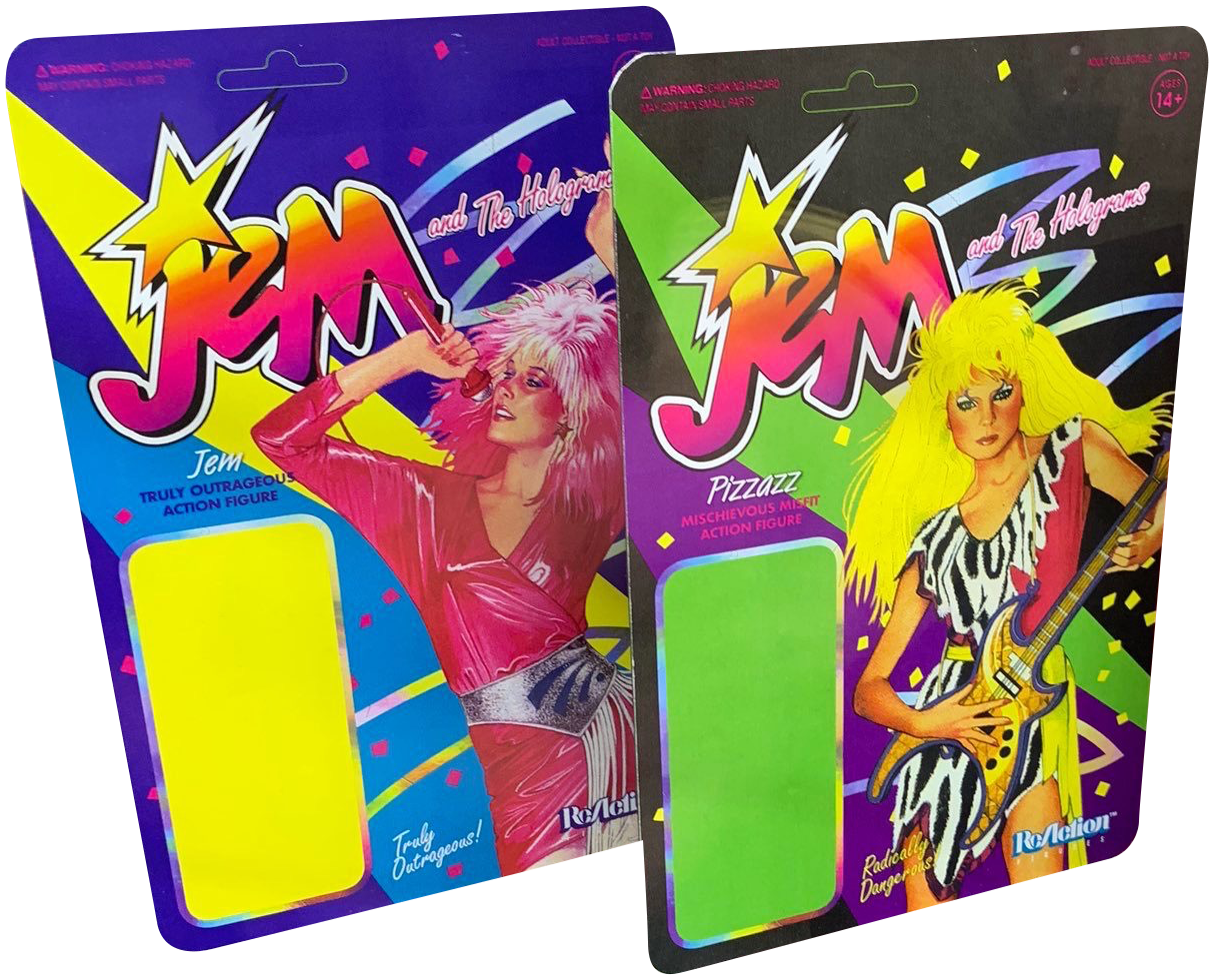 JEM and Pizzazz action figures! Radically Dangerous! awesometoyblog.com