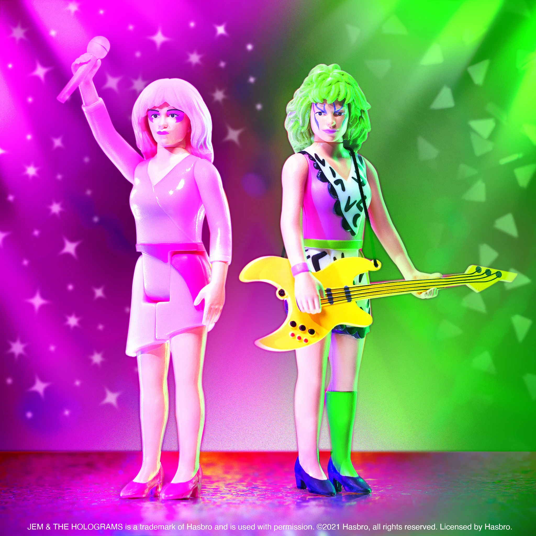 JEM and Pizzazz action figures!