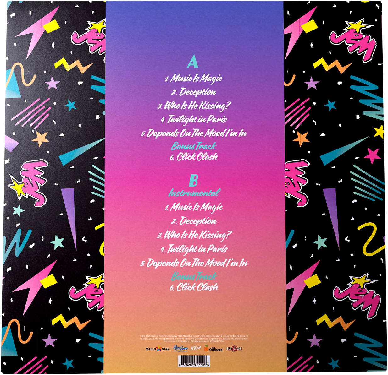 Release Date: November 2026
Jem and the Holograms Music Is Magic EP 
(Music Is Magic Striped & Twilight In Paris)