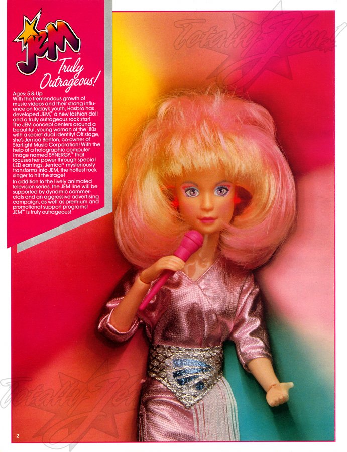 Hasbro 1986 US Toy Fair Catalog - Jem™