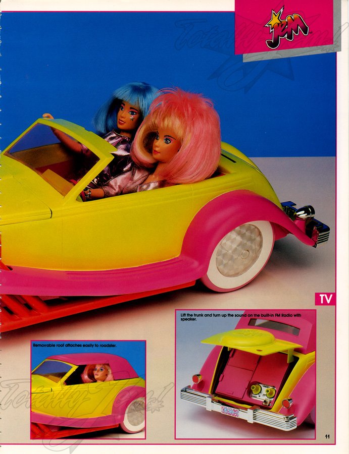Hasbro 1986 US Toy Fair Catalog - 4090 Rockin' Roadster™ with FM radio!