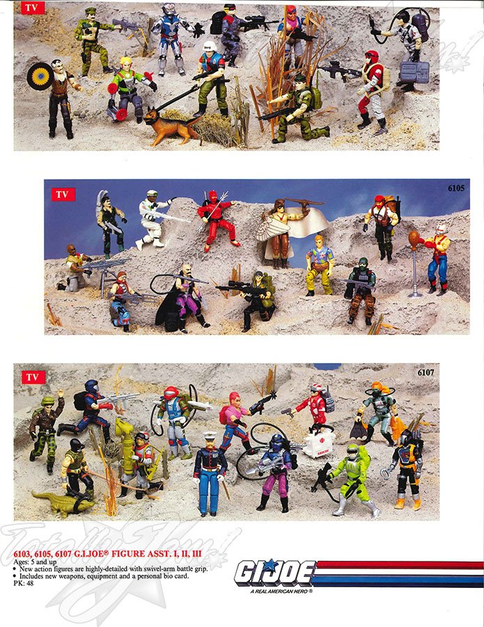 Hasbro 1987 US 1st Quarterly & Media Guide - G.I. Joe