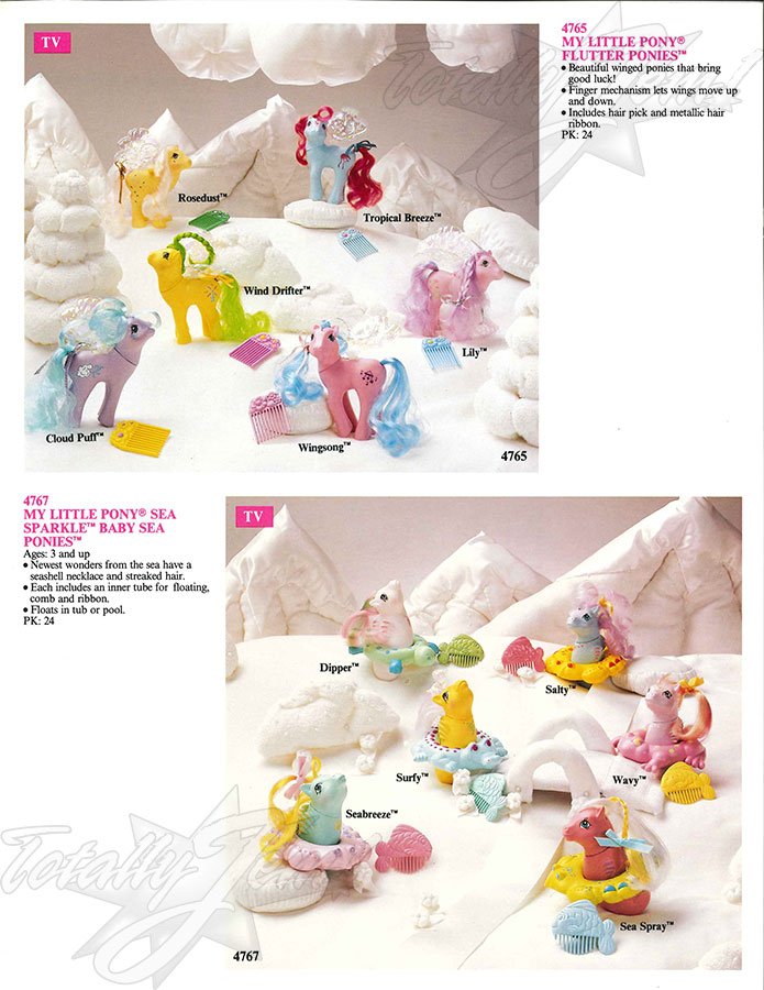 Hasbro 1987 US 1st Quarterly & Media Guide - My LIttle Pony