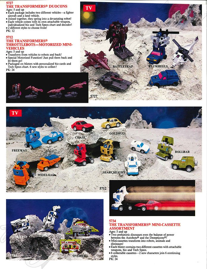Hasbro 1987 US 1st Quarterly & Media Guide - Transformers