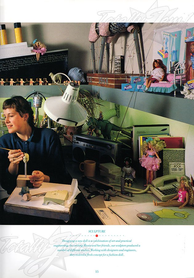 Hasbro 1987 US Annual Report - development process - Maxie™