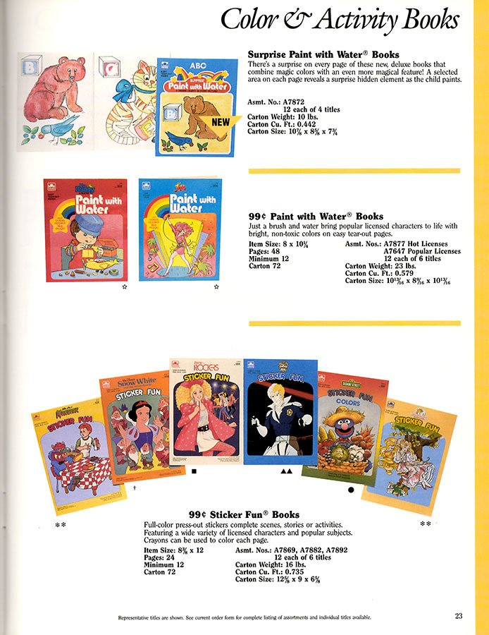 Golden 1986 US Toy Fair Catalog - Jem™