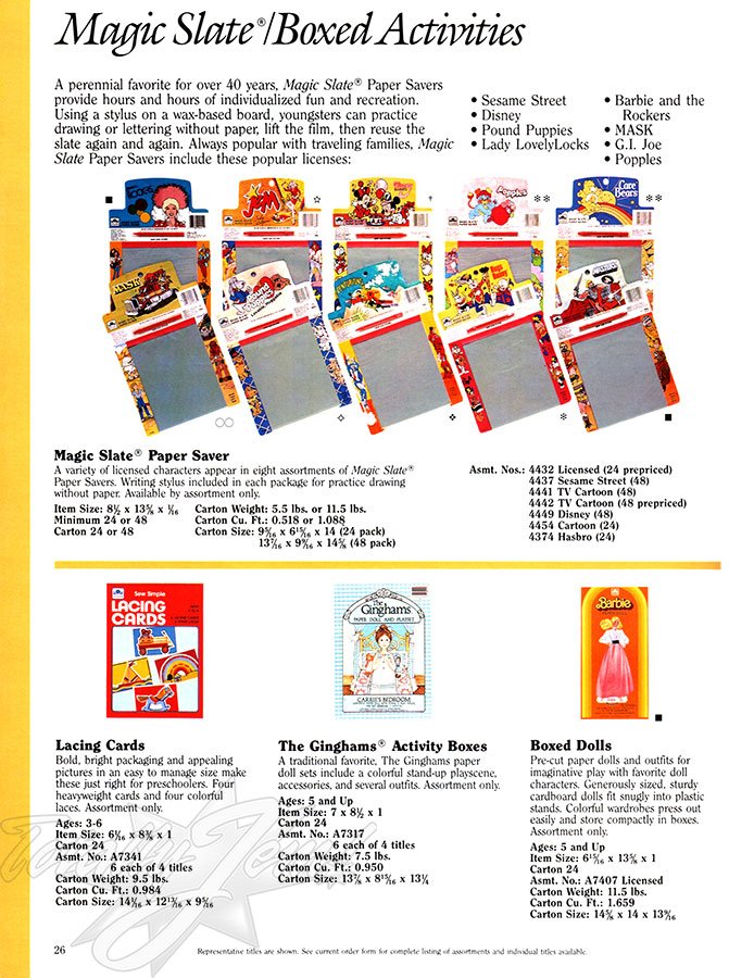 Golden 1986 US Toy Fair Catalog - Jem™