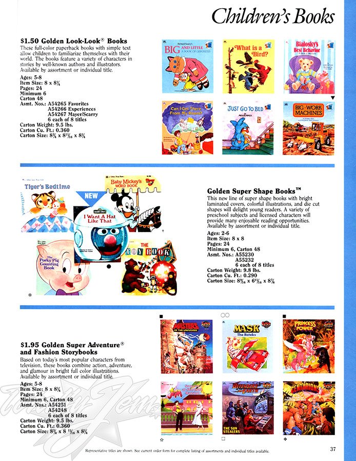 Golden 1986 US Toy Fair Catalog - Jem™