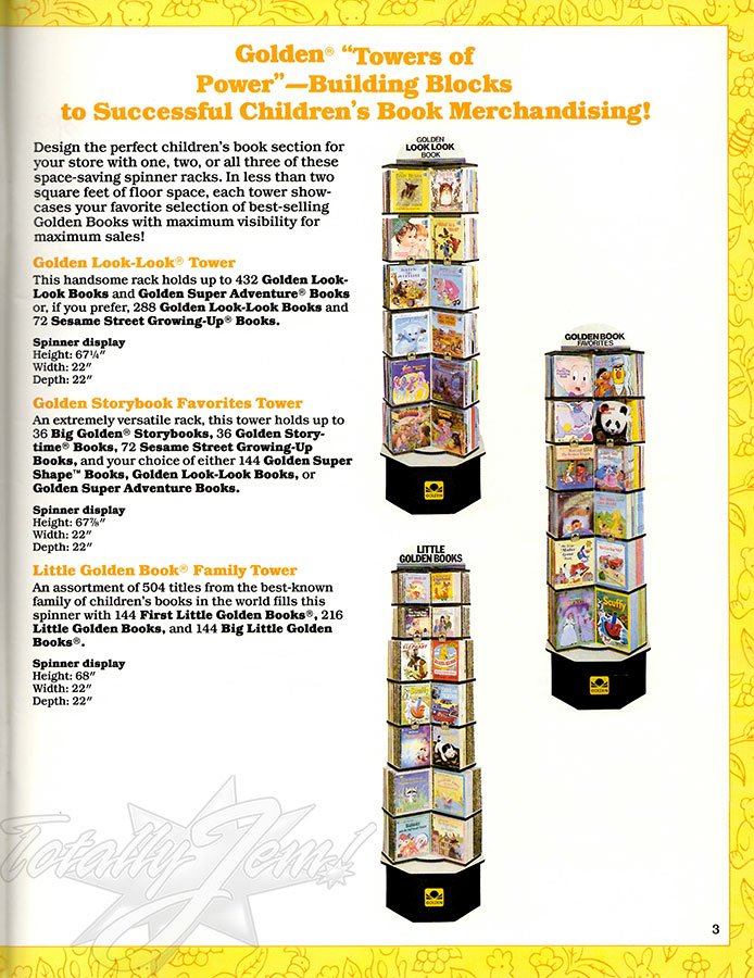 US 1987 Spring Golden Books Catalog - Jem&trade;