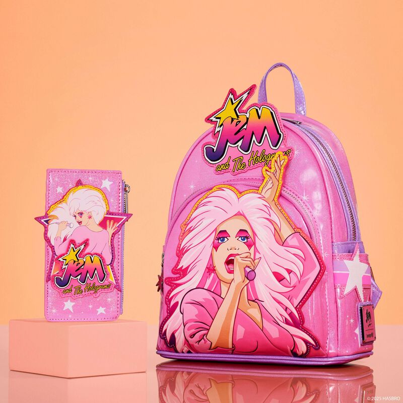 Jem and The Holograms Exclusive Card Holder and Bookbag