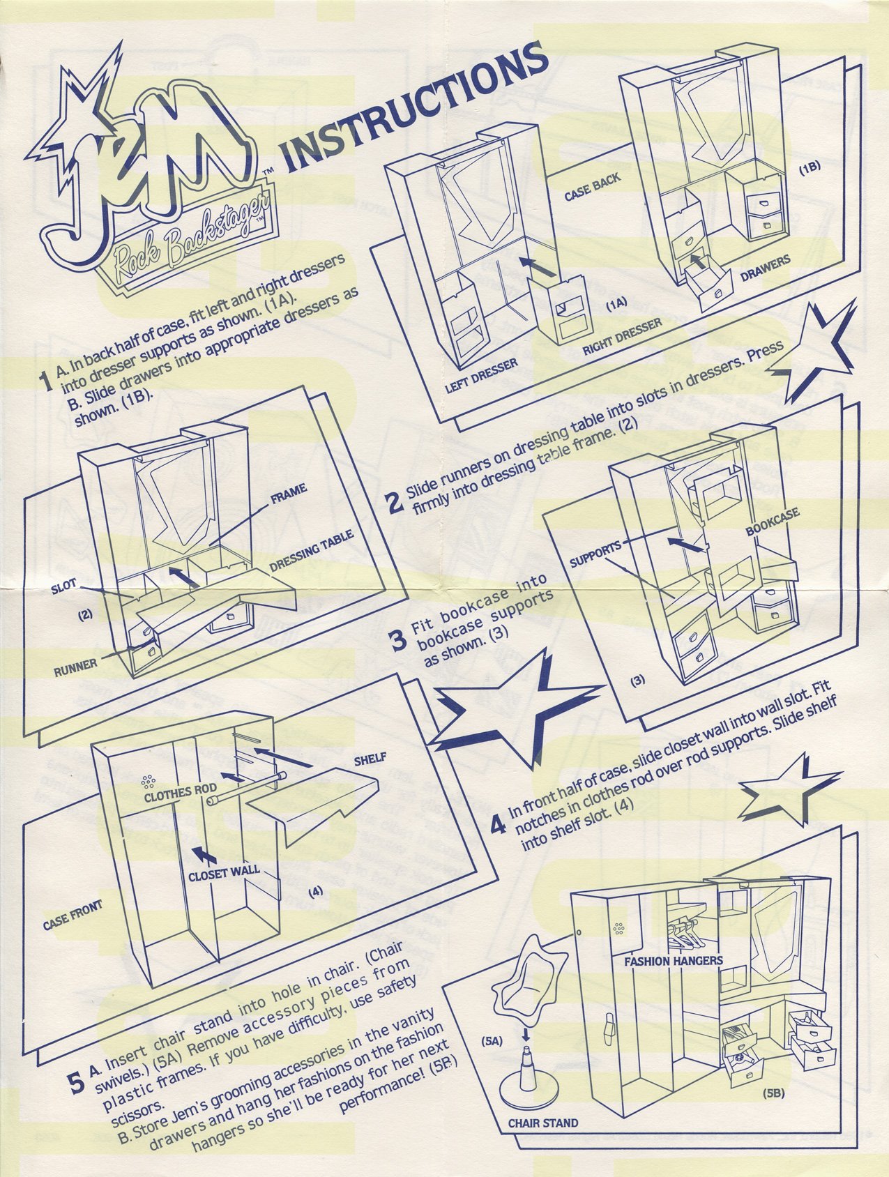 JEM Instructions - Rockback Stager 4080 1986-1987