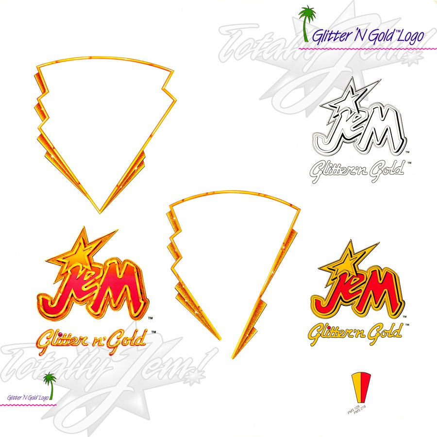 1987 JEM Licensing Update - Glitter 'N Gold logo