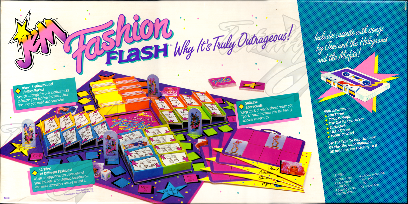 Milton Bradley Fashion Flash Game
Milton Bradley 4610 &copy;1986