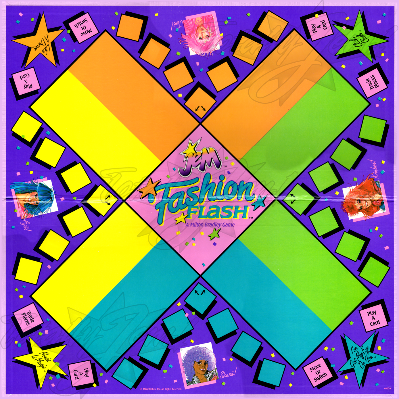 Milton Bradley Fashion Flash Game
Milton Bradley 4610 &copy;1986