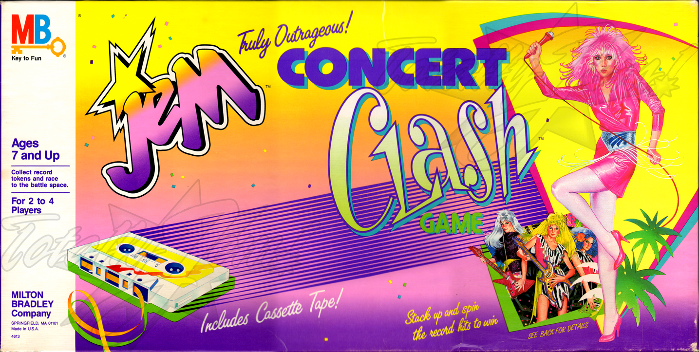 Milton Bradley Concert Clash Game Milton Bradley 4613 &copy;1986