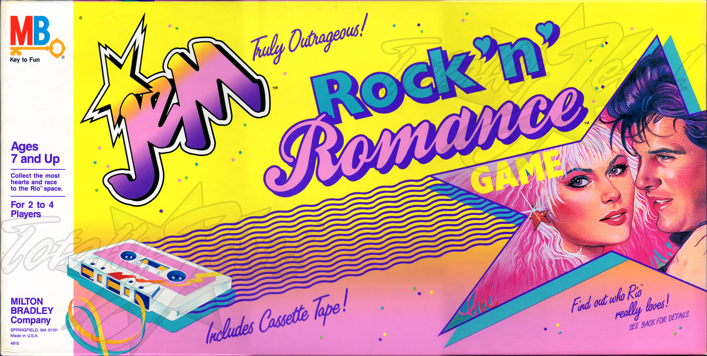 Milton Bradley Rock 'n' Romance Game Milton Bradley 4615 &copy;1986