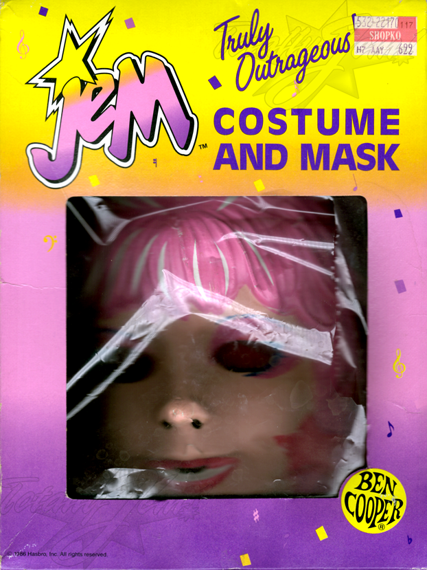 Jem: Costume and Mask 
("Jem" box)
1986
Ben Cooper
2220 