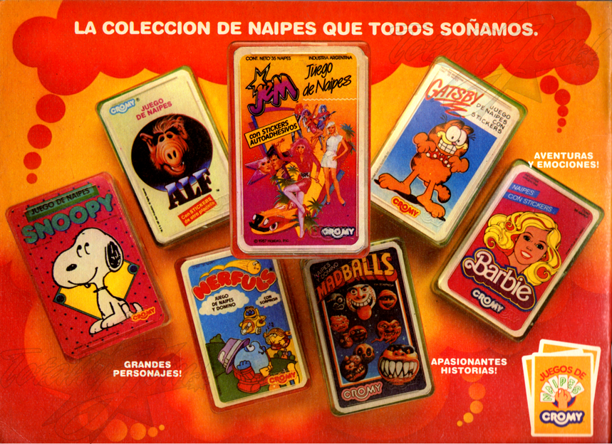 Jem: Sticker Album 
Jem: Sticker Packs 1987 Cromy 