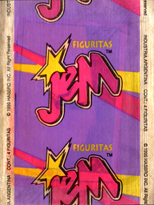 Jem: Sticker Album 
Jem: Sticker Packs 1987 Cromy 