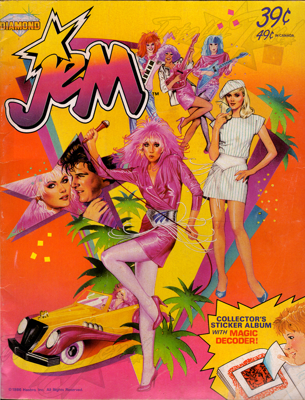 Jem: Sticker Album 
Jem: Sticker Packs 1987 Cromy 