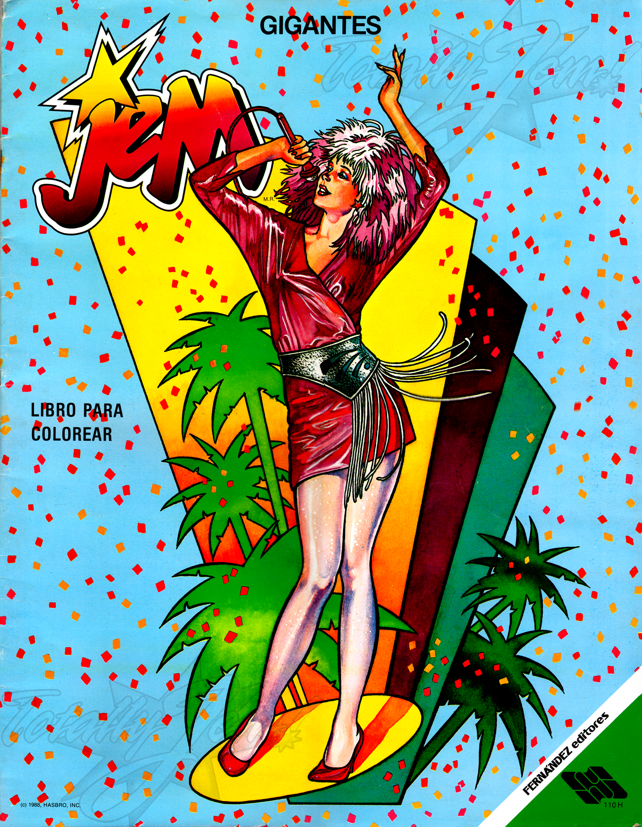 Gigantes Jem Libro Para Colorear
1986 
Ferna'ndez Editores
110H 