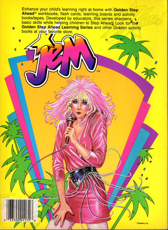 Jem: A Coloring Book
8/19/1986
A Golden Book/Western Pub. Co. 
1172