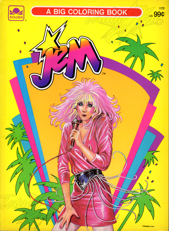Jem: A Coloring Book
8/19/1986
A Golden Book/Western Pub. Co. 
1172