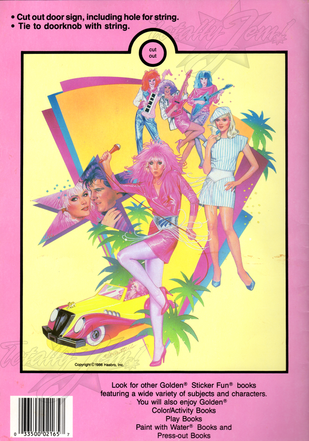 Jem: Sticker Fun
10/7/1986 
A Golden Book/Western Pub. Co. 
2165-2