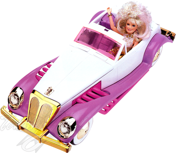 JEM's Glitter'n Gold Roadster - 1987 Hasbro 4091