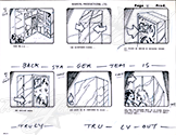 Unprodued "Rock Backstager" storyboard