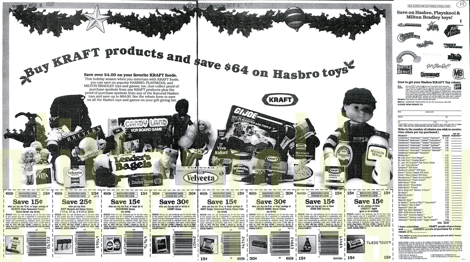 Hasbro/Kraft Rebate Program