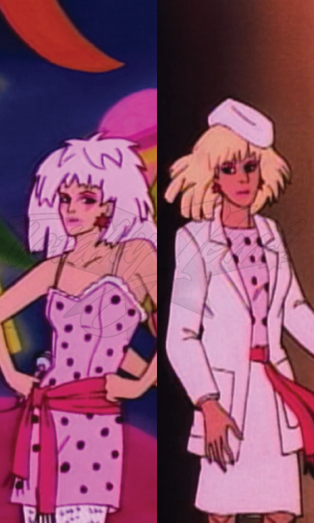 Jem fashion as seen in the Sunbow Productions, Inc., cartoon series.