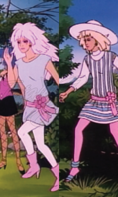 Jem fashion as seen in the Sunbow Productions, Inc., cartoon series.