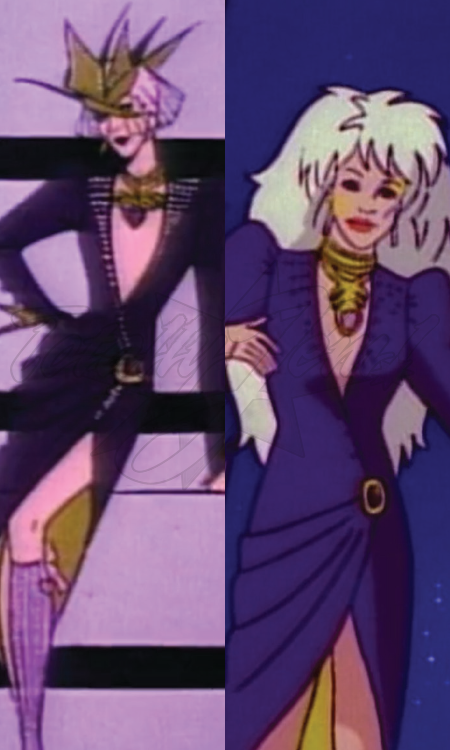 Jem fashion as seen in the Sunbow Productions, Inc., cartoon series.