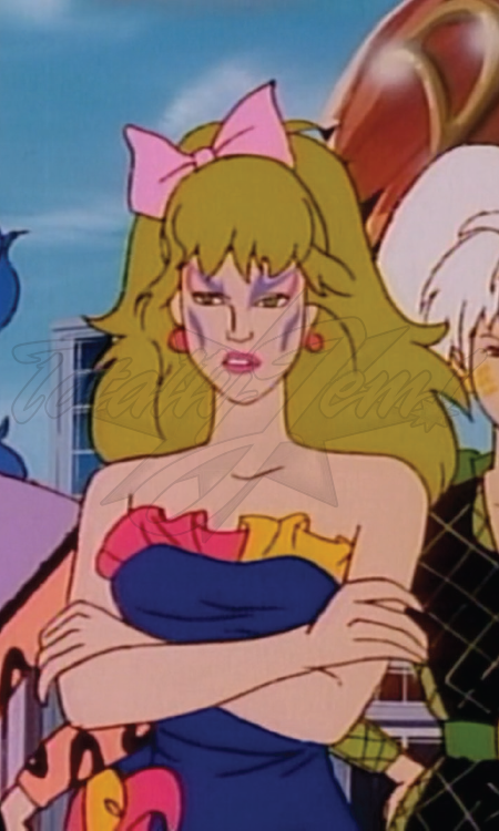 Jem fashion as seen in the Sunbow Productions, Inc., cartoon series.