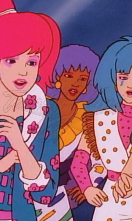 Jem fashion as seen in the Sunbow Productions, Inc., cartoon series.