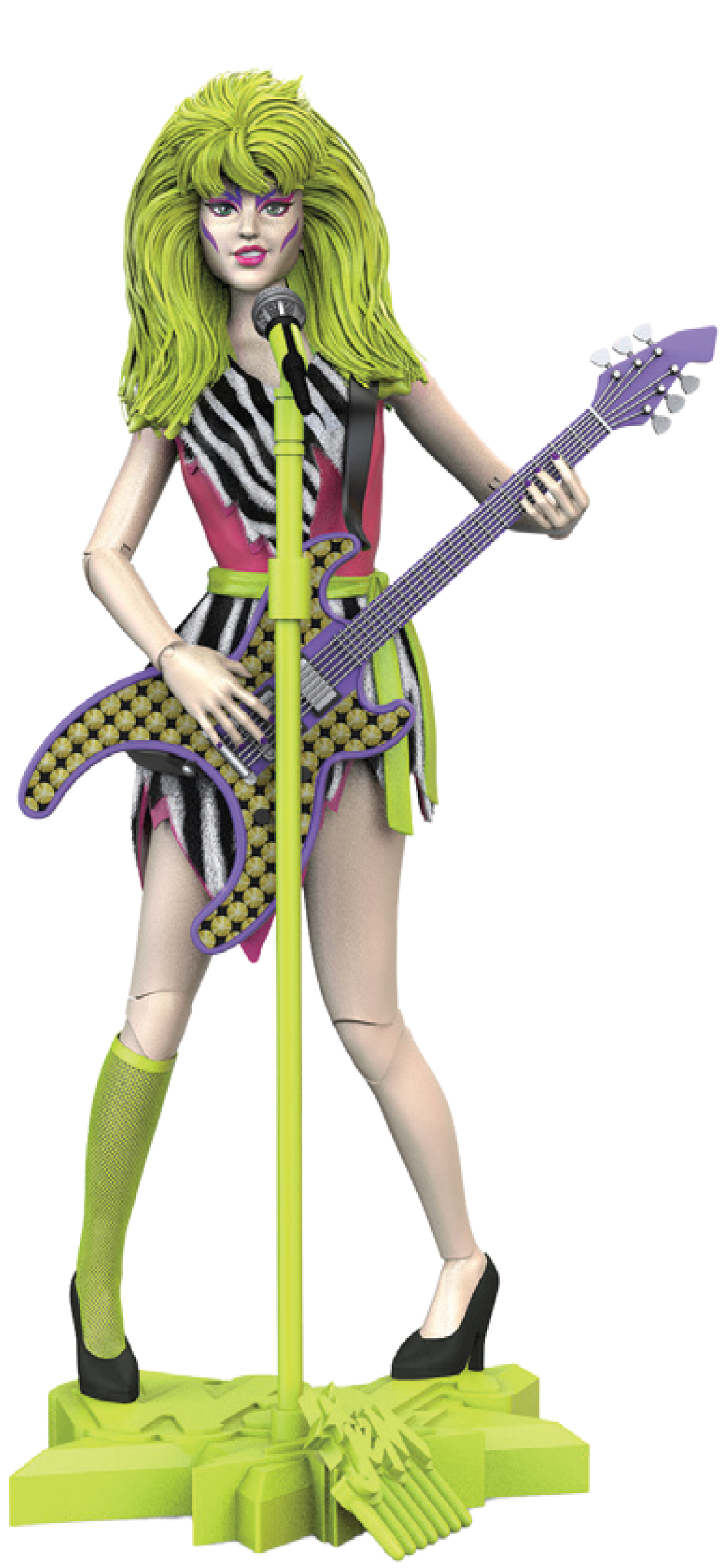 JEM AND THE HOLOGRAMS 12" PIZZAZZ Fashion Doll