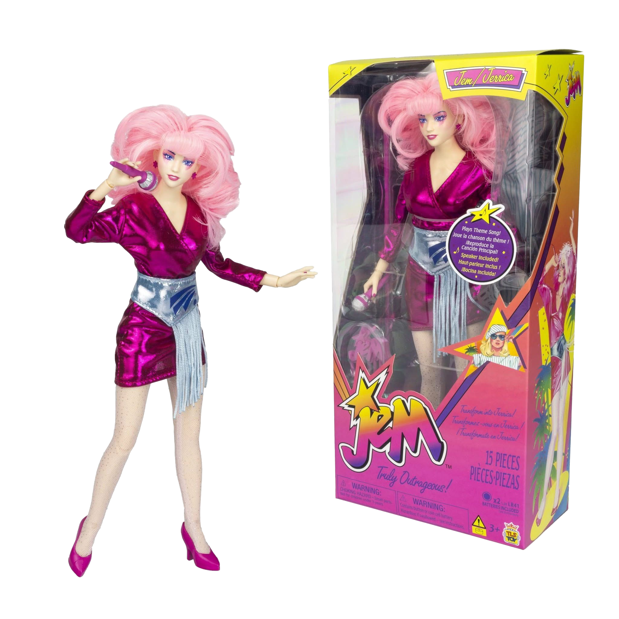 Jem and the Holgrams 12 Fashion Doll Classic Jem Walmart Exclusive