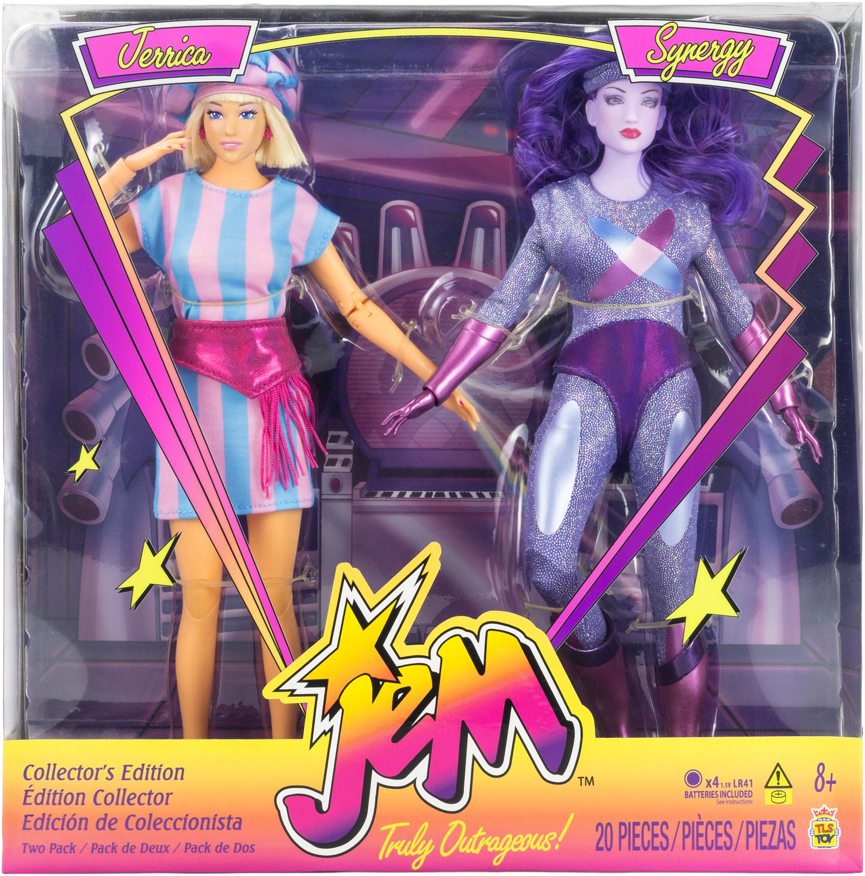 SDCC Jem and the Holograms Collector’s Edition Two Pack: Jerrica & Synerg