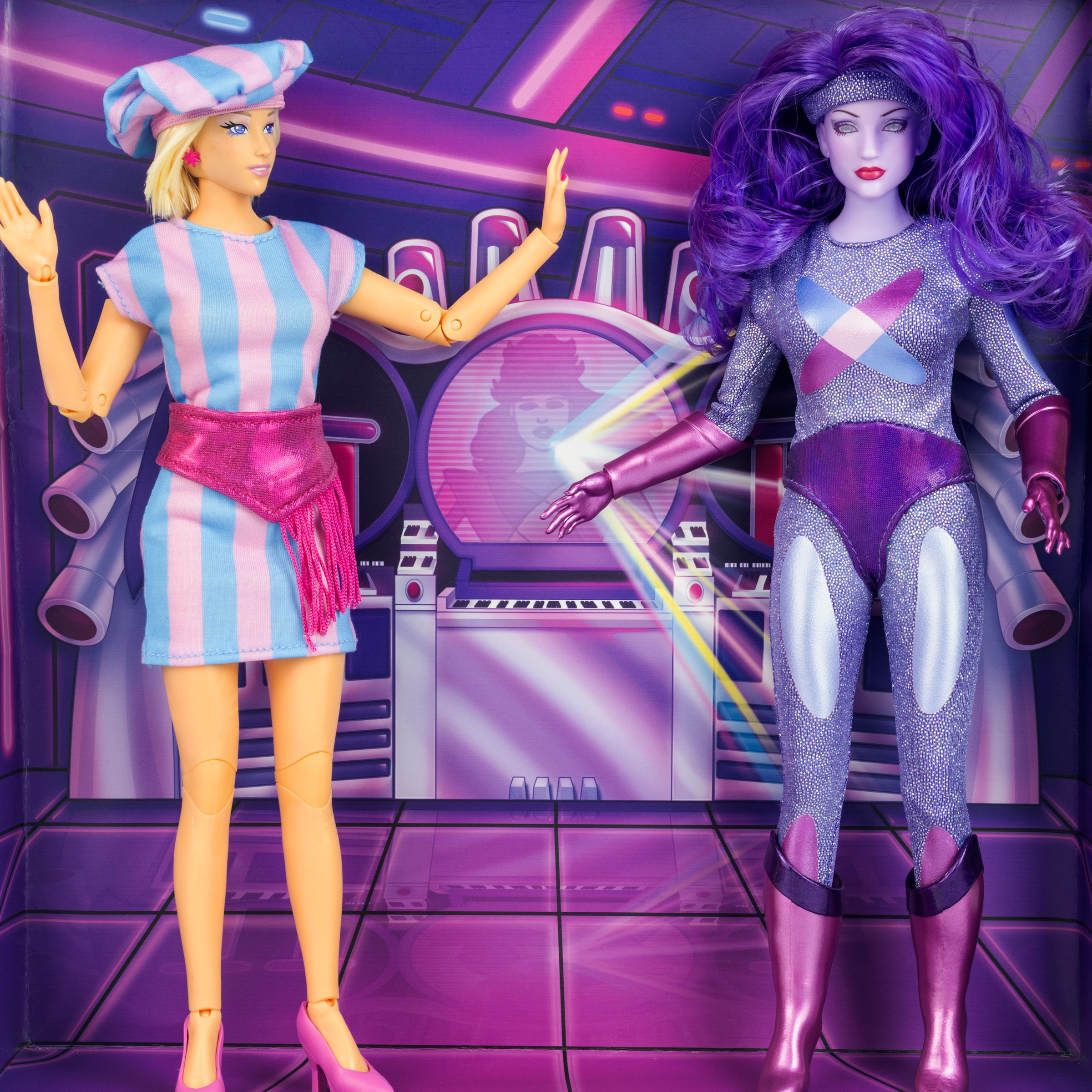 SDCC Jem and the Holograms Collector’s Edition Two Pack: Jerrica & Synerg