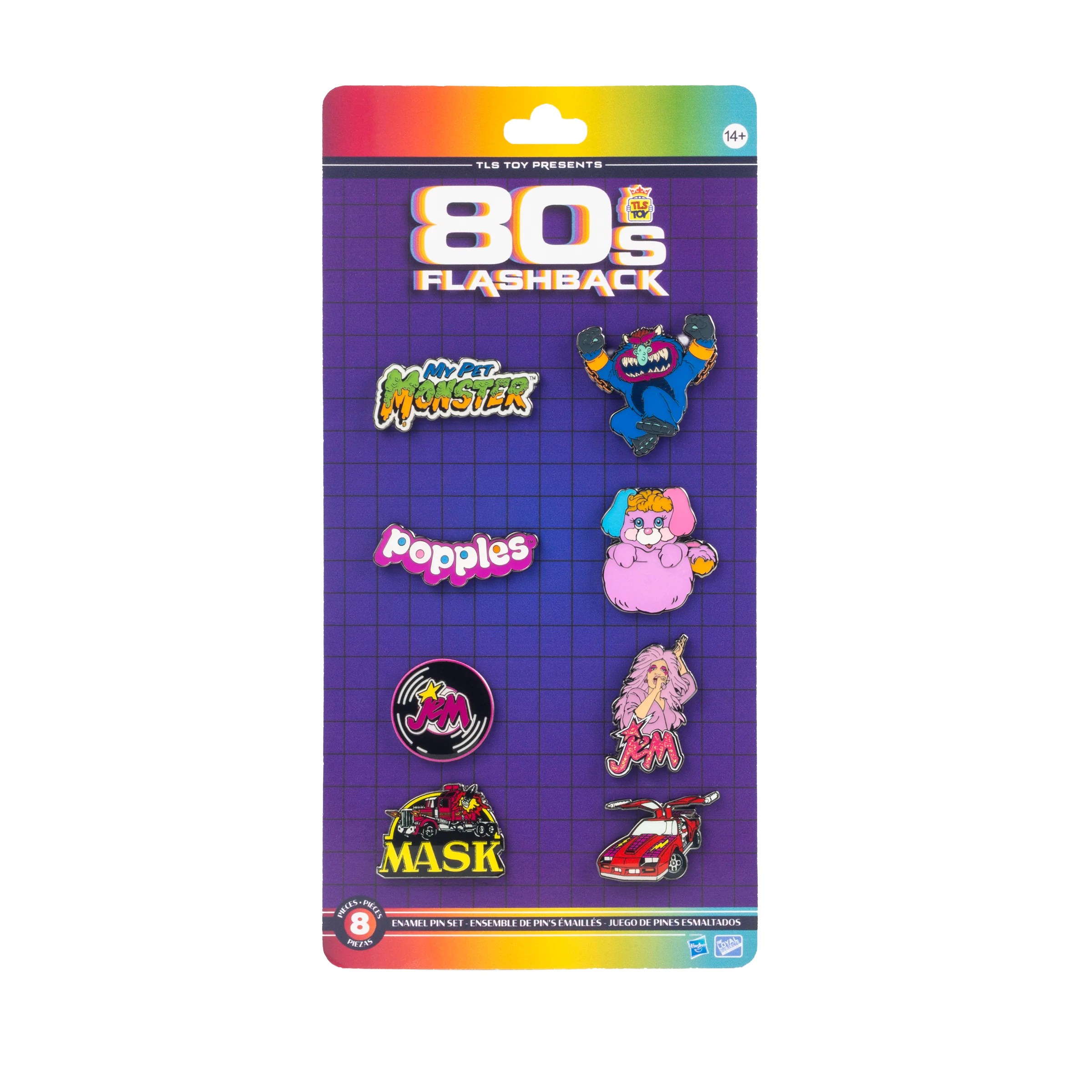SDCC 80’s Flashback Enamel Pin Set