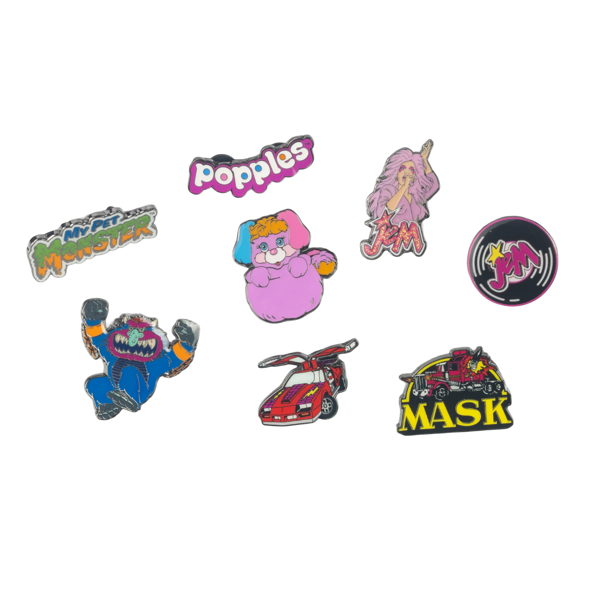 SDCC 80’s Flashback Enamel Pin Set