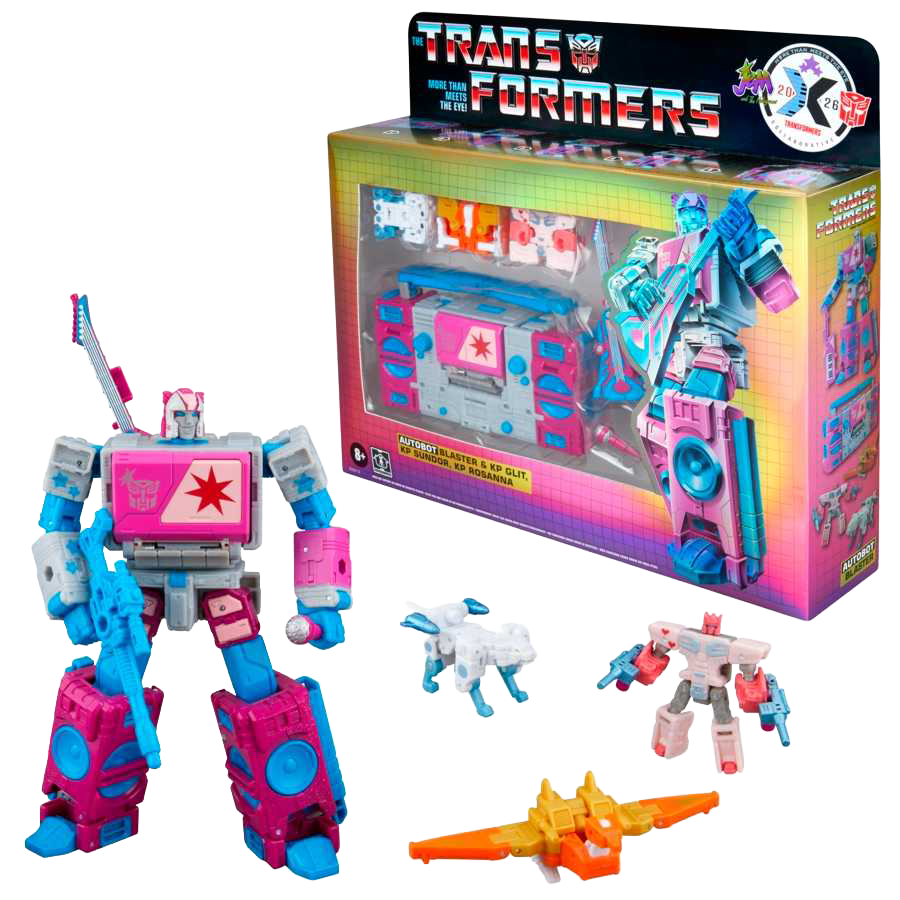 Transformers & Jem and the Holograms Officially Cross Over Autobot Blaster SDCC 2026