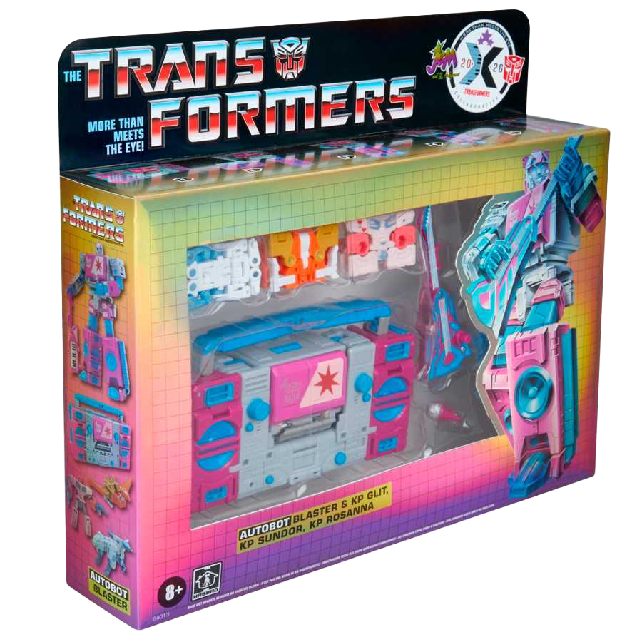 Transformers & Jem and the Holograms Officially Cross Over Autobot Blaster SDCC 2026