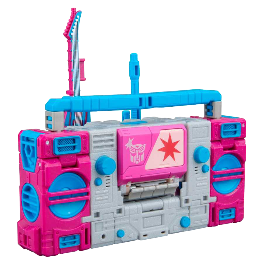 Transformers & Jem and the Holograms Officially Cross Over Autobot Blaster SDCC 2026